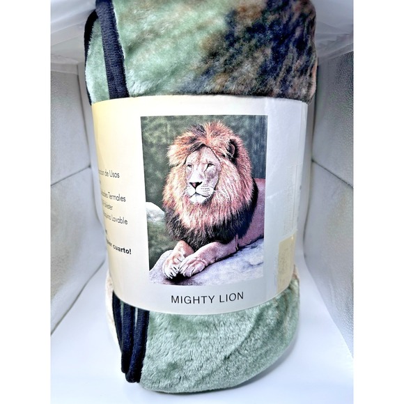 Brand New Shavel Mighty Lion Blanket 60"X80" - Picture 2 of 5